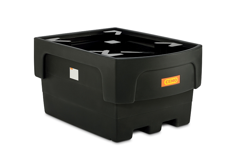 (obrázek pro) Záchytná vana pro IBC s PE roštem, 1100 litrů