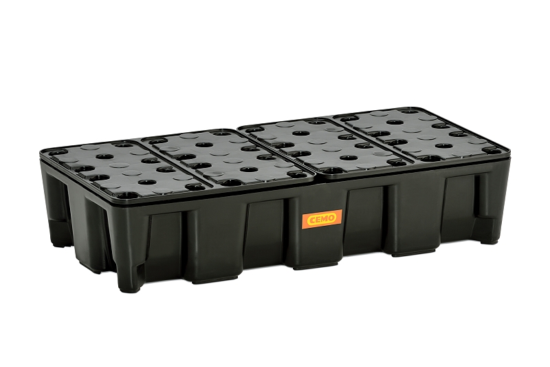 (obrázek pro) Záchytná certifikovaná vana PE 35 HD s roštem, 80x40x18 cm