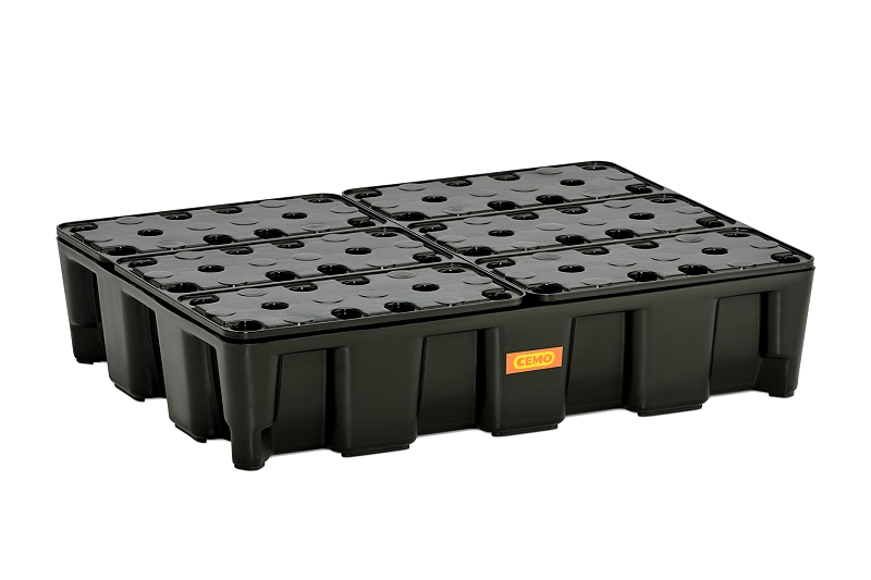 (obrázek pro) Záchytná certifikovaná vana PE 60 HD s roštem, 80x60x18 cm