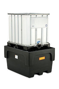 (obrázek pro) Záchytná vana pro IBC s PE roštem, 1100 litrů