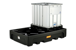 (obrázek pro) Záchytná vana pro 2 IBC s PE roštem, 1100 litrů