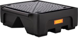 (obrázek pro) Rozšiřující záchytná vana pro IBC s přetokem, 500/1 s PE roštem