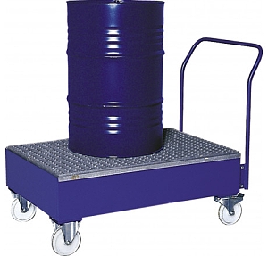 (obrázek pro) Mobilní záchytná vana z oceli typ SW2 pozinkovaná