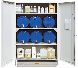 (obrázek pro) Skříň pro skladování 13/20 se sklolaminátovou záchytnou vanou