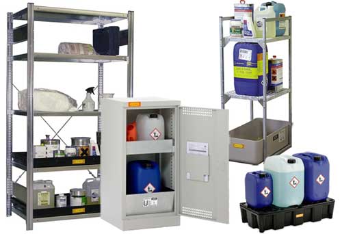 uskladnění chemikálií